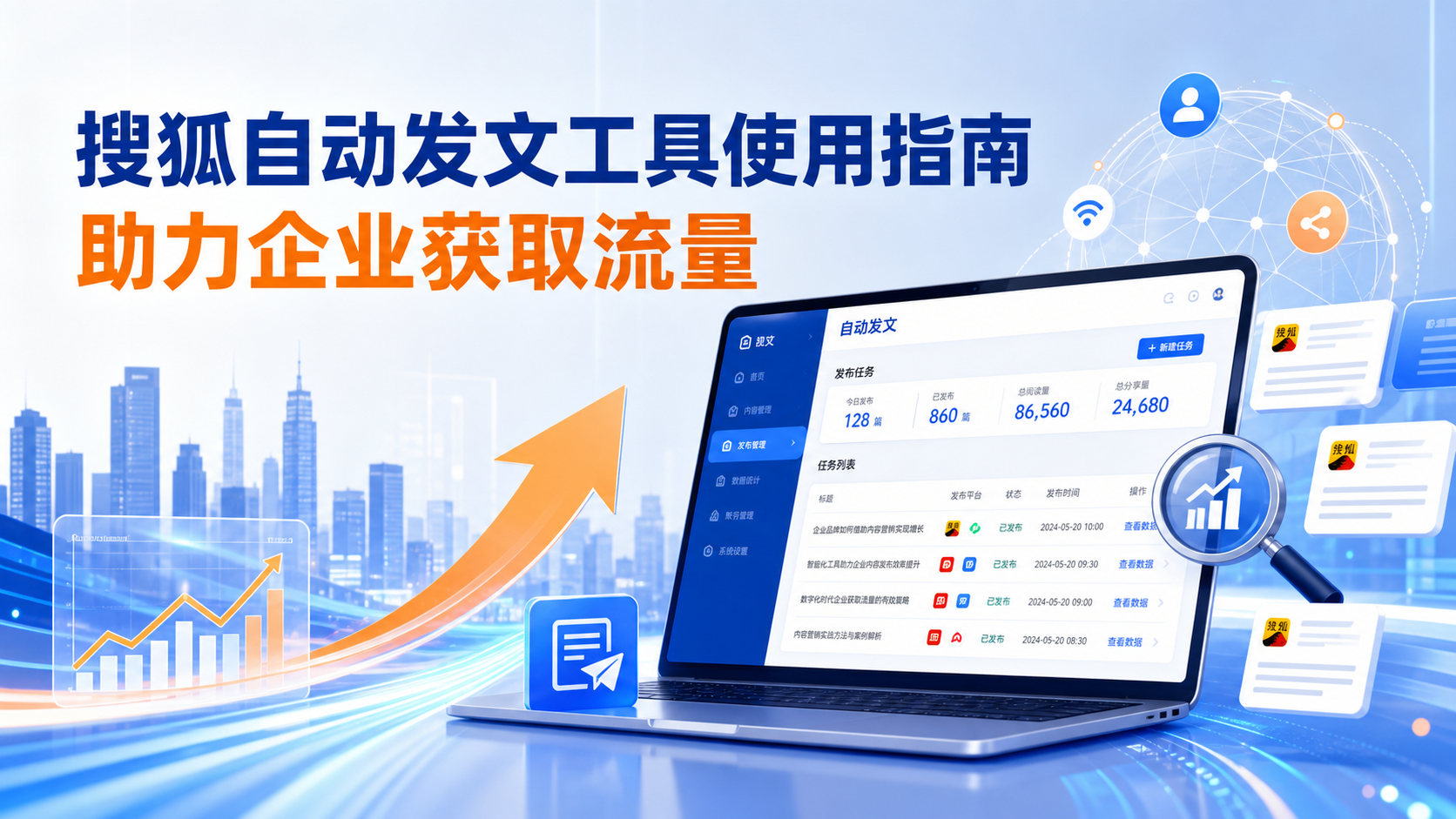 搜狐自动发文工具的使用指南:助力武汉企业获取流量